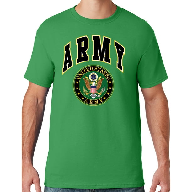 ARMED FORCES US ARMY MILITARY LOGOED COTTON CREW T-SHIRT XL